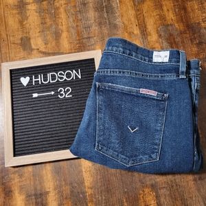 NWT Hudson Rosalie High Rise Cropped Wide Leg Jeans, Size 32